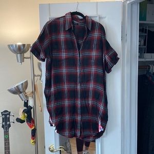 Madewell Courier Plaid Dress